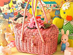 bt-a02711 Easter Flower Basket ローズピンクバスケット ¥ 15,600 