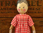 bt-a02787 Wooden Peg Doll ガールウッデンペグドール ¥ 28,500