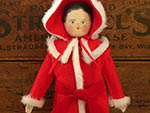 bt-a02798 Wooden Peg Doll サンタガールペグドール ¥ 33,800