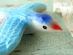 br-a01165 Bleu Oiseau Deco フンファンブルーオワゾー ¥ 4,800