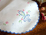 ot-a00946 Embroiderly Doily ピンクフラワードイリー ¥  3,800