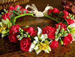 ot-a00954 Roses Flower Crown レッドローズクラウン ¥ 5,800