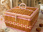 se-a00364 Sewing Wicker Basket ソーイングバスケット ¥ 15,800