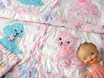 se-a00365 Baby Crib Blanket パピー＆キトゥンキルト ¥ 15,300