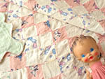 se-a00366 Baby Crib Blanket ラム&エレファントキルト ¥ 11,600” class=
