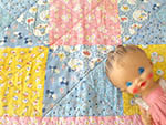 se-a00373 Doll Crib Blanket ベビードールブランケット ¥ 7,800” class=