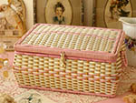 se-a00398 Sewing Wicker Basket ソーイングバスケット ¥ 17,800