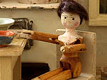 bt-a02822 Wooden Peg Doll ガールスモールペグドール ¥ 32,800