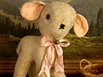 bt-a02826 Baby Lamb ベル&ピンクリボンラム ¥ 12,500